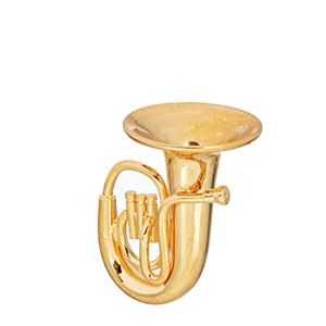 AZB0591 - Brass Tuba/Case/1.2In