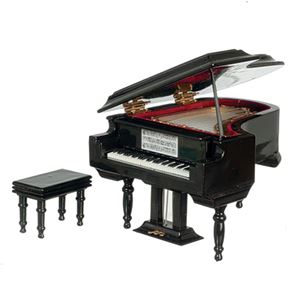 AZB0652 - Grand Piano W/Case/Black