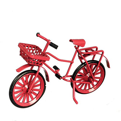 AZB0694 - Small Bike W/Basket/Red