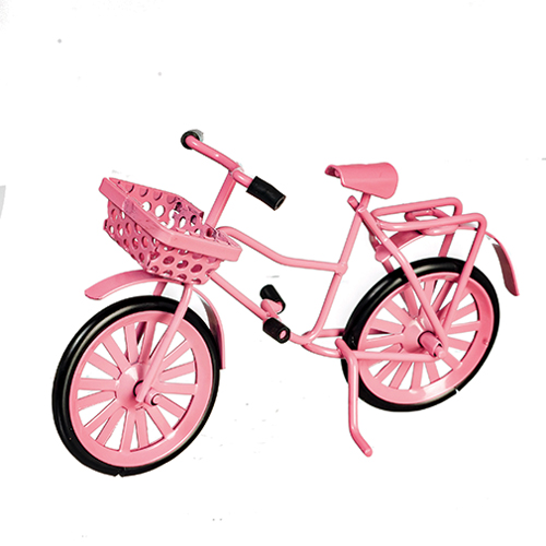 AZB0697 - Small Bike W/Basket/Pink