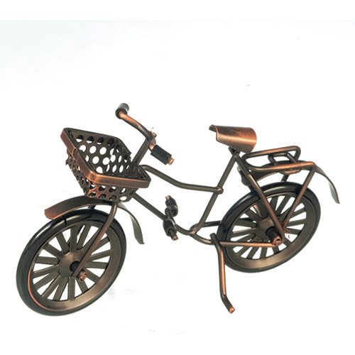 AZB0707 - Sm.Bike W/Basket/Antique