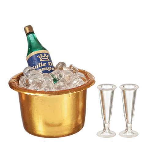 AZB0721 - CopperBucket/Champagne/Glasses