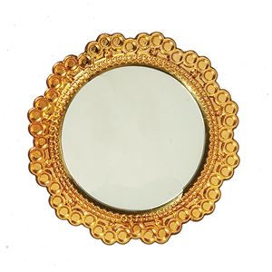 AZB3261 - Round Mirror/Gold