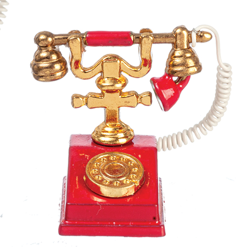 AZB3269 - Classic Telephone/Red