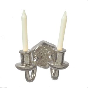 AZB3285 - 2-Candle Sconce/Silver
