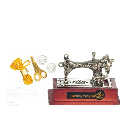 AZB3341 - Silver Sewing Machine Set