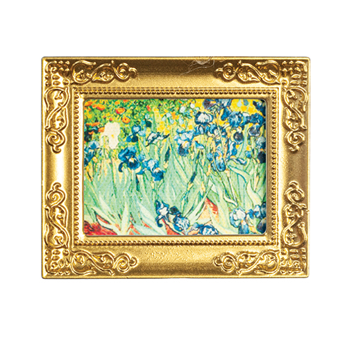 AZB3388G - Irises/Van Gogh/Gold Frm.