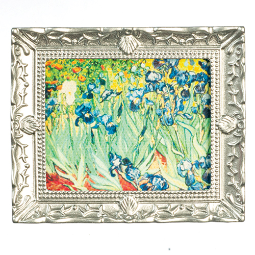 AZB3388S - Irises/Van Gogh/Silver Fr