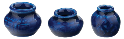 AZB5118 - Vase Set/3/Cobalt Blue