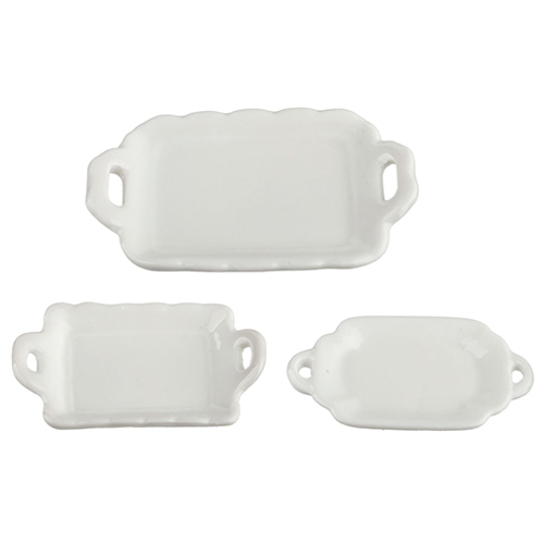 AZB5164 - Discontinued: Wh.Rect.Tray Set/3