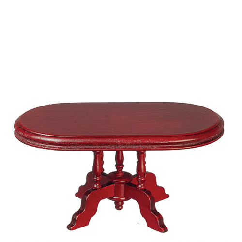 AZD0050 - Oval Dining Table, Mahogany