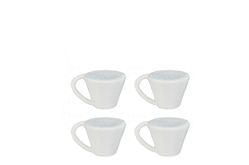 AZD2813 - White Cups/Set/4