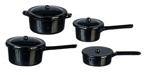 AZD3652 - Black Pot Set/8