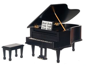 AZD4121 - Piano With Bench/Black/Cb