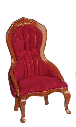 AZD6272 - Victorian Lady&#39;S Chair, Red