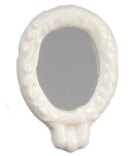 AZD6405A - Oval Bath Mirror, Porcelain