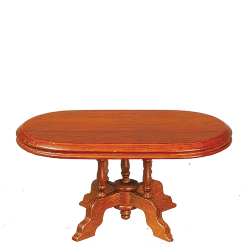 AZD8344 - Oval Dining Room Table, Walnut
