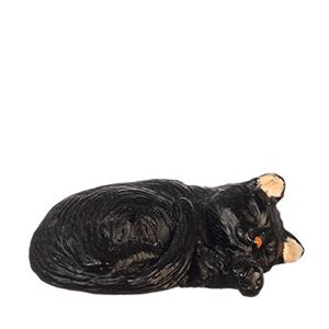 AZE0165 - Cat Laying Right/Black
