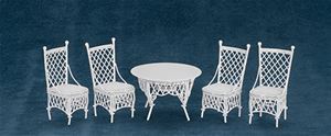 AZEIWF209 - Gathering Table, 4 Chairs/Cb