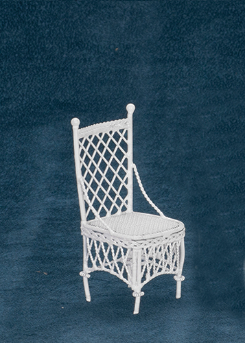 AZEIWF209B - Straight Chair, White Wire