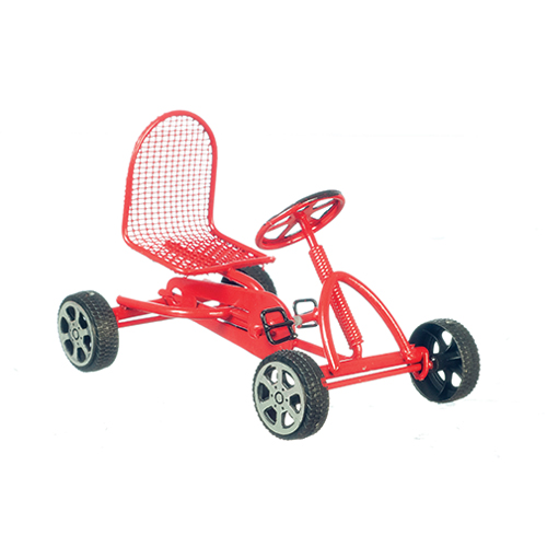 AZEIWF587 - Red Pedal Car