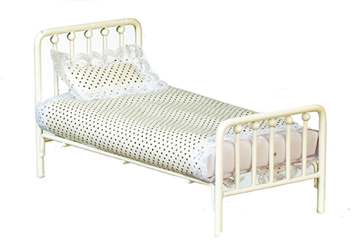 AZEIWF611 - Single Bed, White