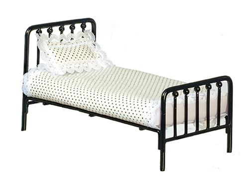AZEIWF612 - Single Bed, Black