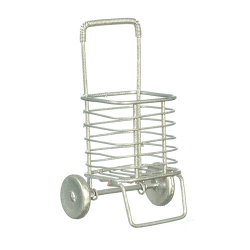 AZEIWF613 - Silver Grocery Pull Cart