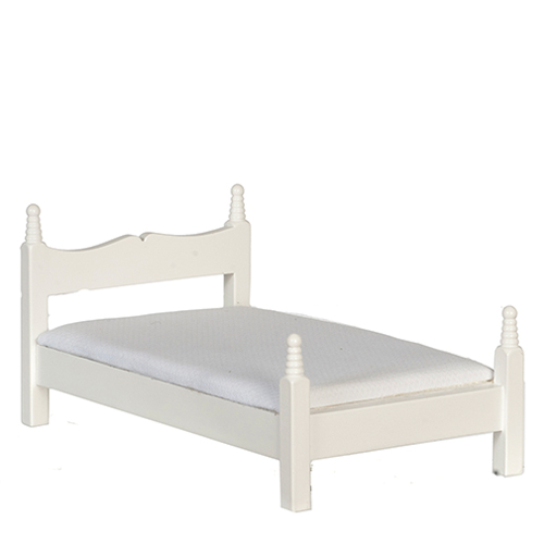 AZEMWF672 - Single White Bed