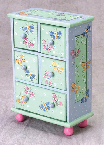 AZEWDP2132 - 5 Drawer Butterfly Chest