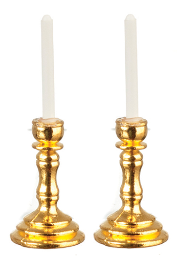 AZG0172 - Brass Candlesticks (2)