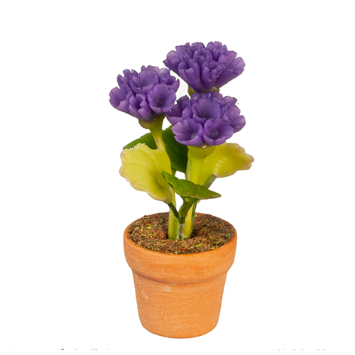 AZG6315 - Purple Flowers In Pot
