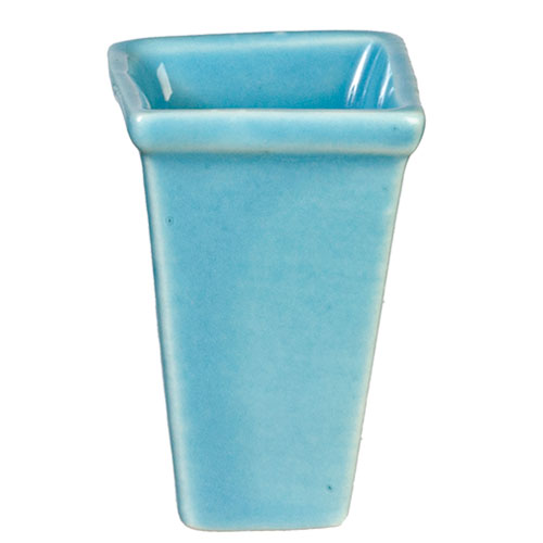 AZG6501 - Sm.Rect.Blue Ceramic Plnt