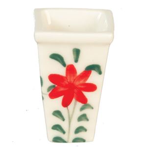 AZG6546 - Vase W/Red Flower On It