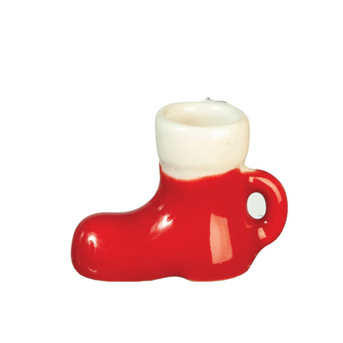 AZG6599 - Red/White Santa Boot Mug