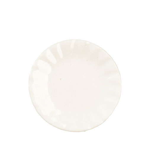 AZG6634 - Round Ceramic Plate/White