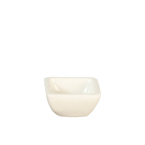 AZG6638 - Square Ceramic Bowl, White