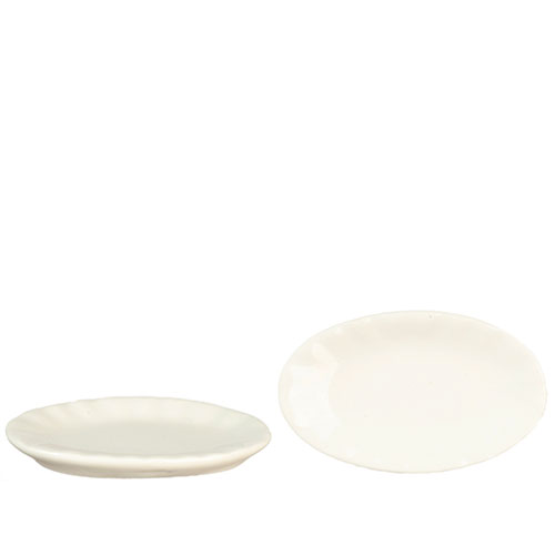 AZG6664 - Oval Cer.Plate/White