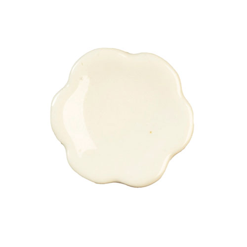 AZG6666 - Sm.Scalloped Plate/White