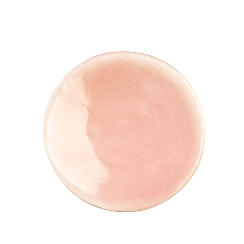 AZG6684 - Sm.Rd.Ceramic Plate/Pink