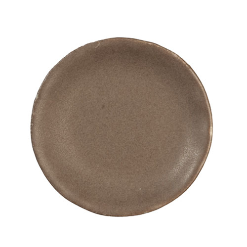 AZG6685 - Round Cer.Plate/Brown