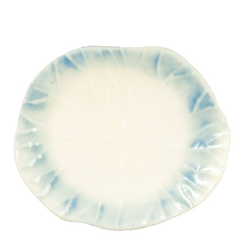 AZG6695 - Ceramic Plate/Blue Trim