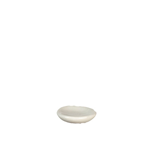 AZG6697 - Small Ceramic Plate/White