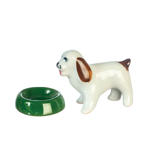 AZG6850 - Pet Dog W/Bowl/Ceramic