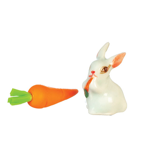 AZG6856 - Rabbit W/Carrot/Ceramic