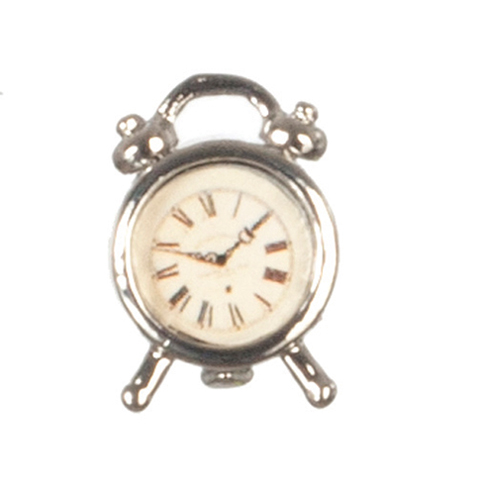AZG7001 - Silver Alarm Clock