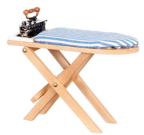 AZG7046 - Wooden Ironing Board/Iron