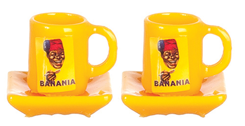 AZG7063 - Banania Mugs/2/Plates/2