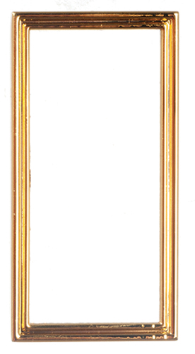 AZG7122 - Rectangle Metal Frame, Gold