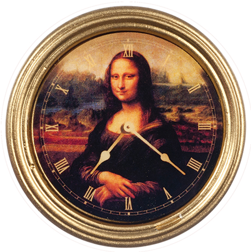 AZG7190 - Mona Lisa Clock
